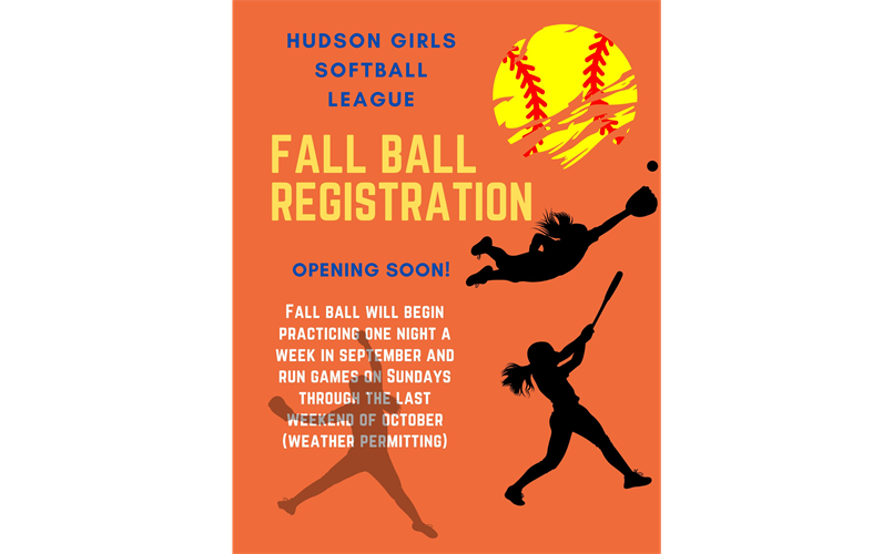 FALL REGISTRATION OPENING SOON!